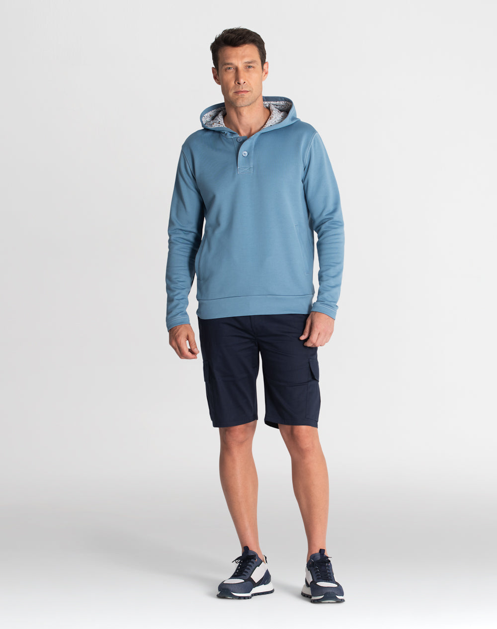 Joel Hoodie Light Blue