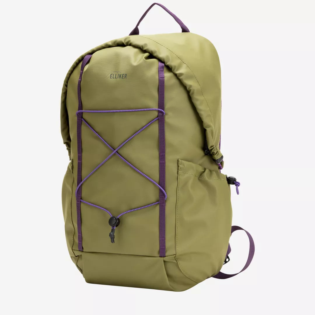 Kiln Hooded Zip Top Backpack Khaki