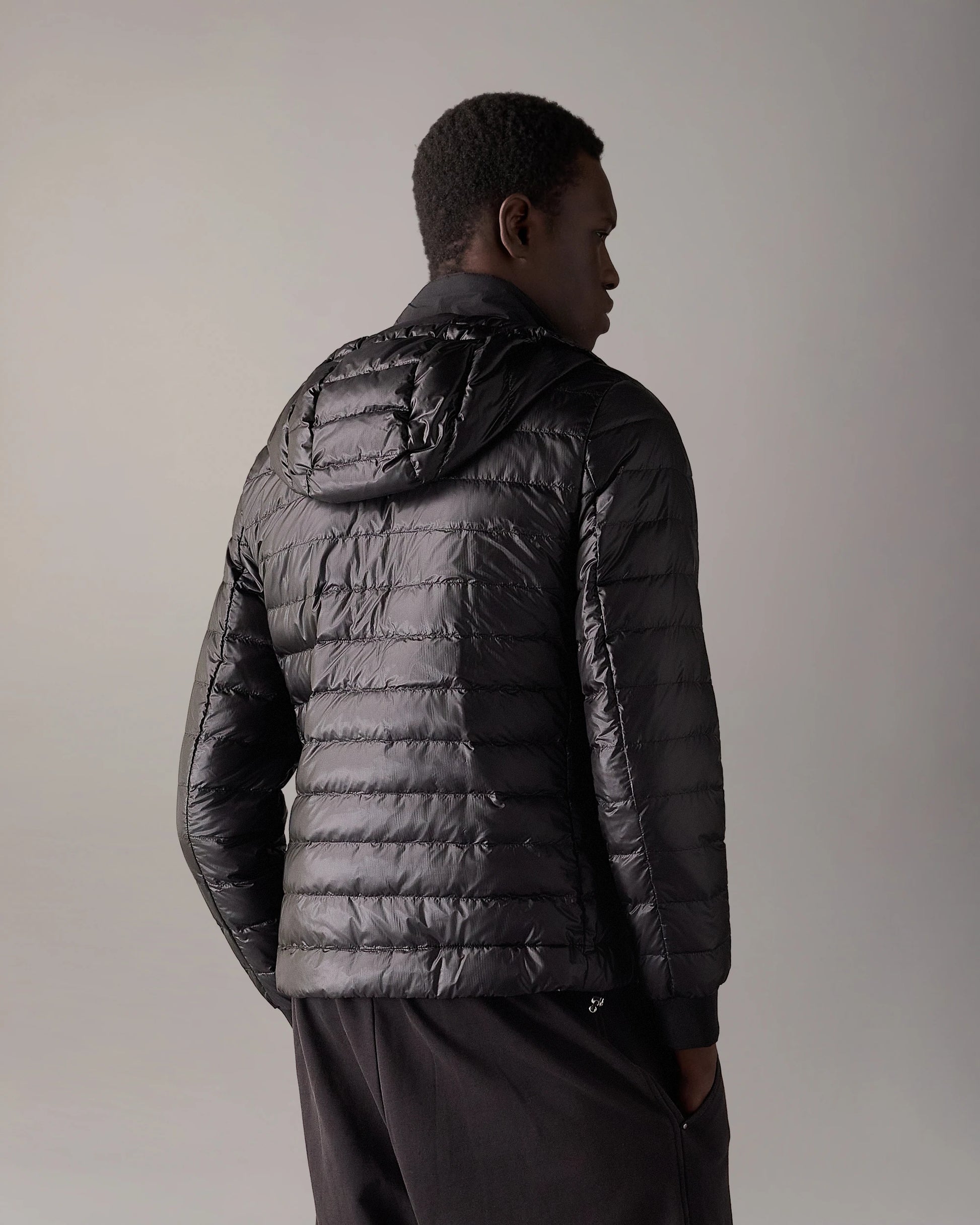 Cloud Walker Air Down Hoodie Black