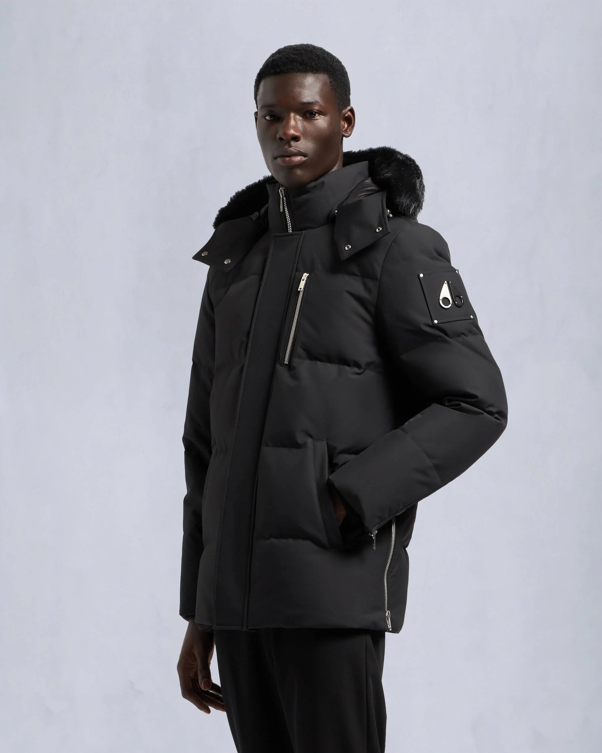 Cloud Shearling 3Q Jacket Black/Black