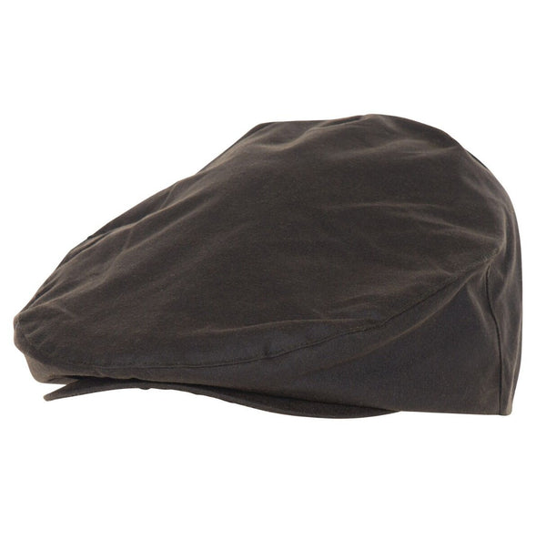 Wax Flat Cap - Olive