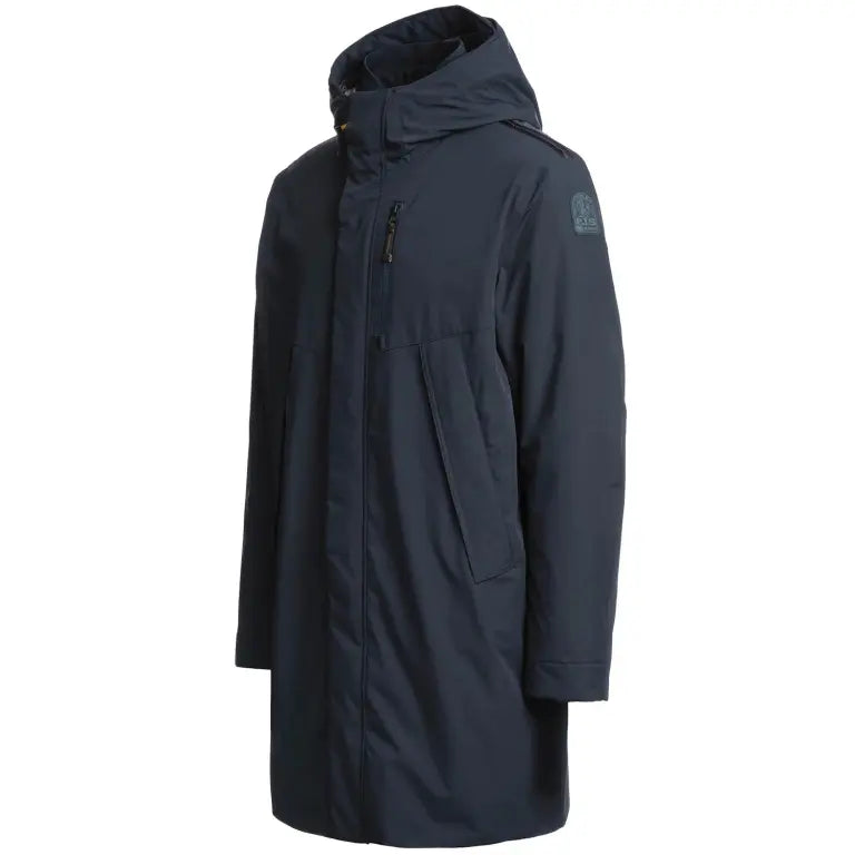 Easy Hooded Padded Jacket Blue Navy