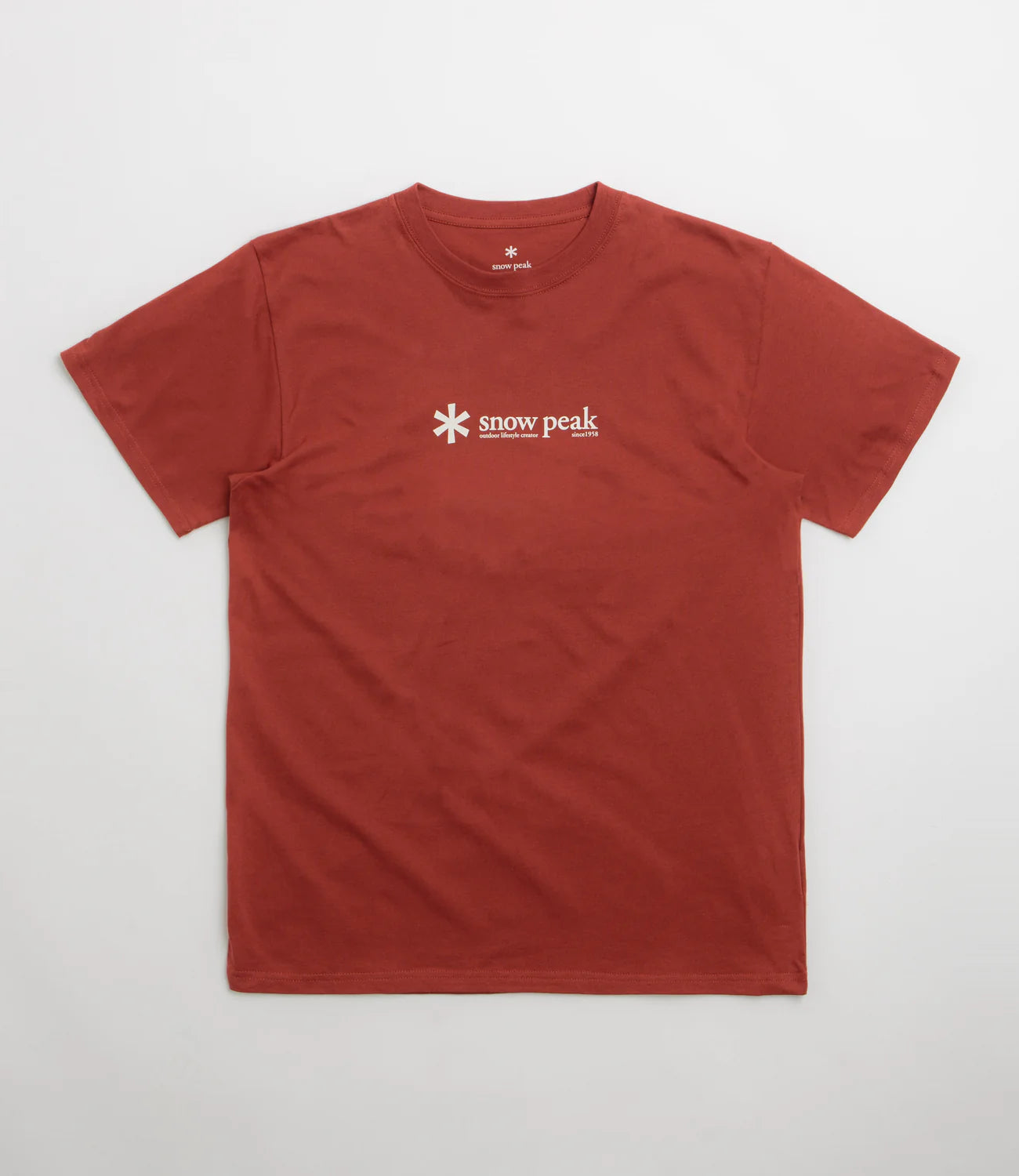 Soft Cotton Logo Short Sleeve T-Shirt Red